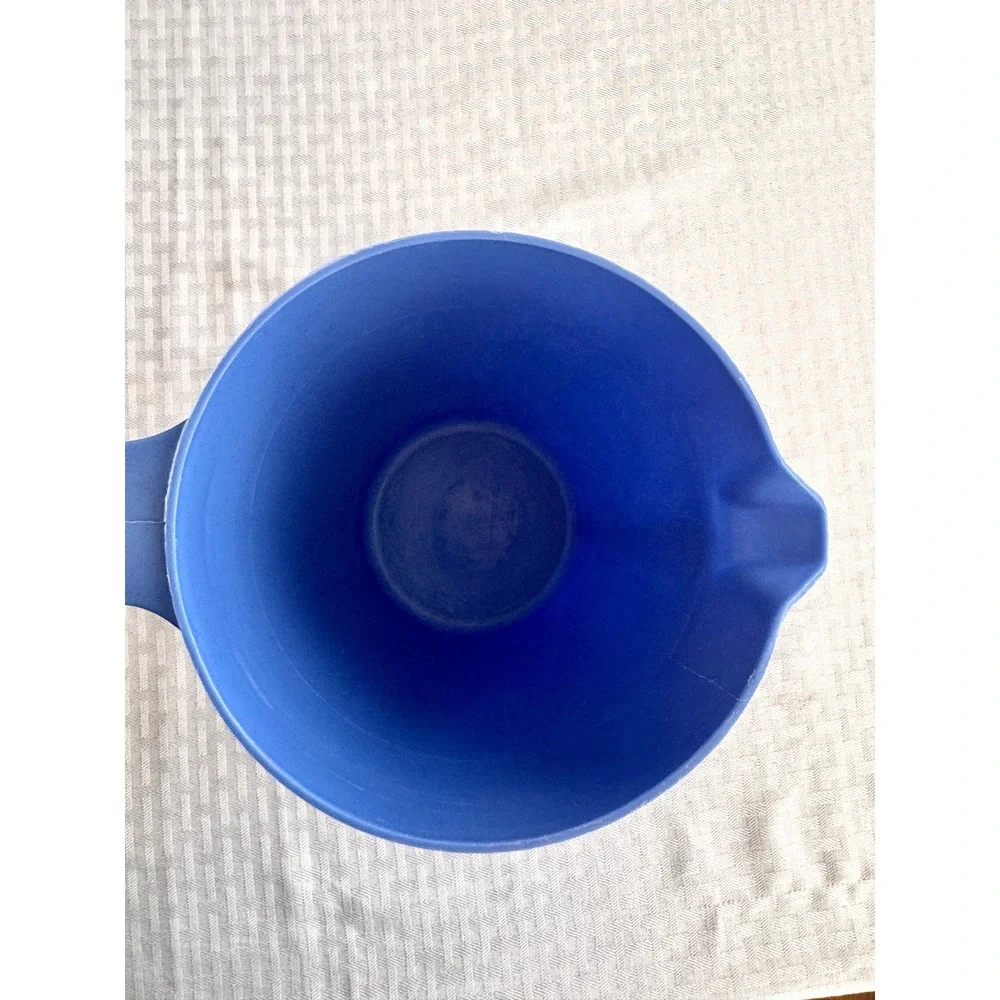Vintage Tupperware Rubbermaid Pitcher Lot‎ Teal Blue Brown Retro Kitchenware 3pc